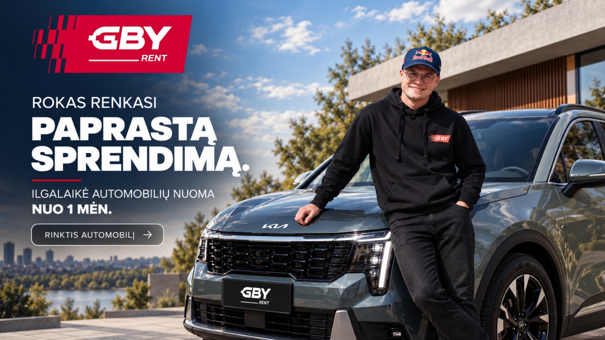 Rokas renkasi GBY automobilį